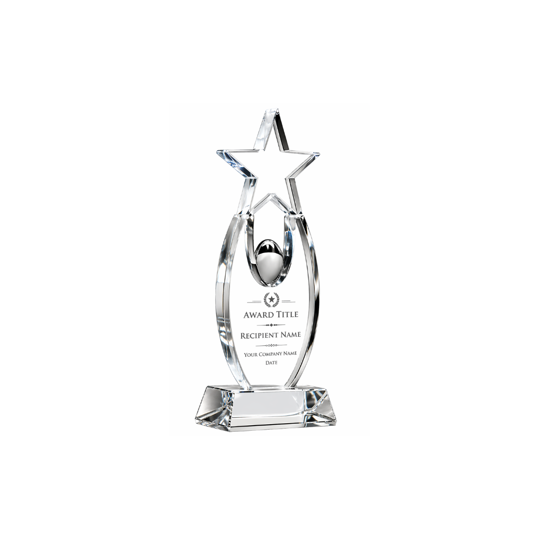 Acrylic Corporate Star Award Trophy