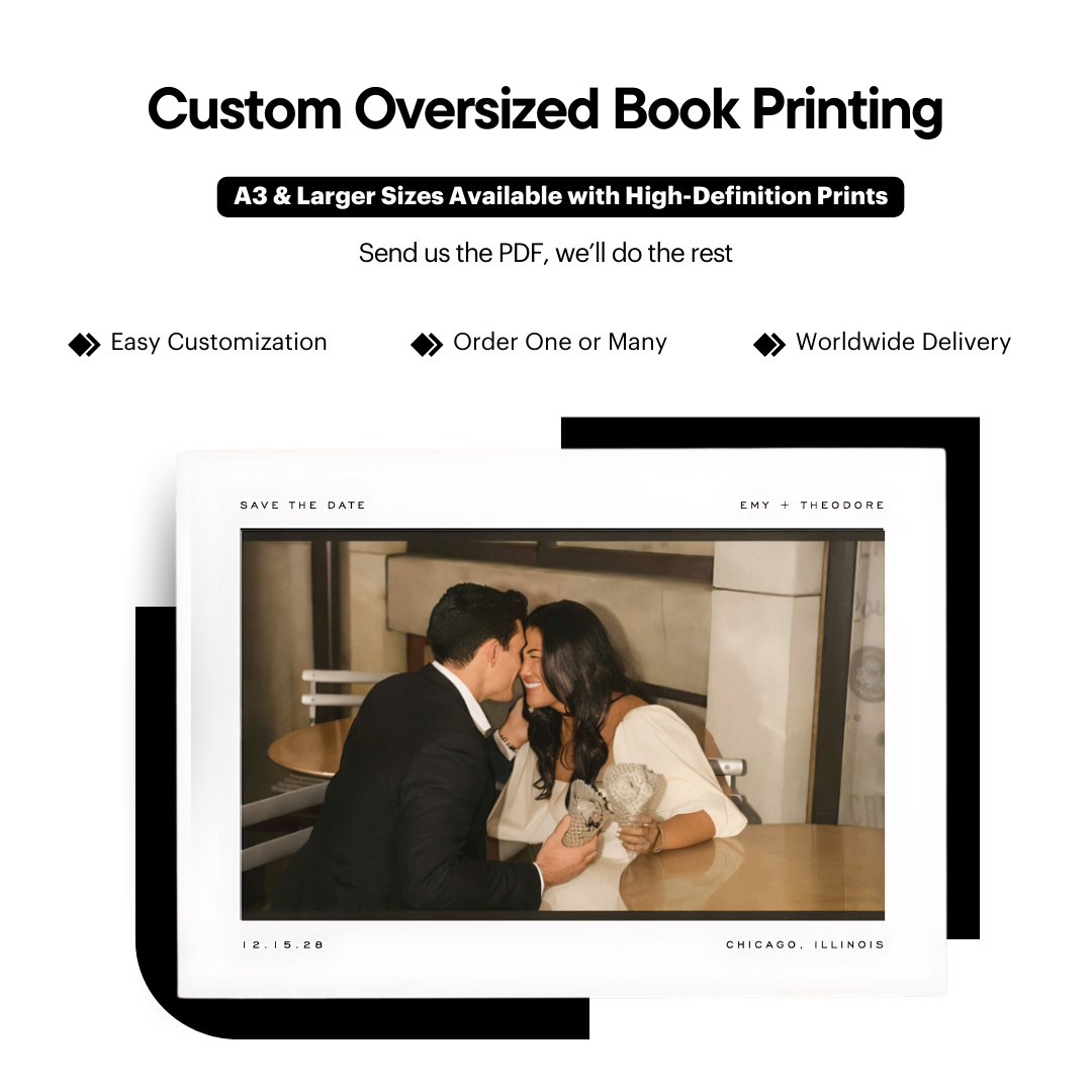 Custom Oversized Book Printing | Large Format Photo Albums, Guest Books & Portfolios