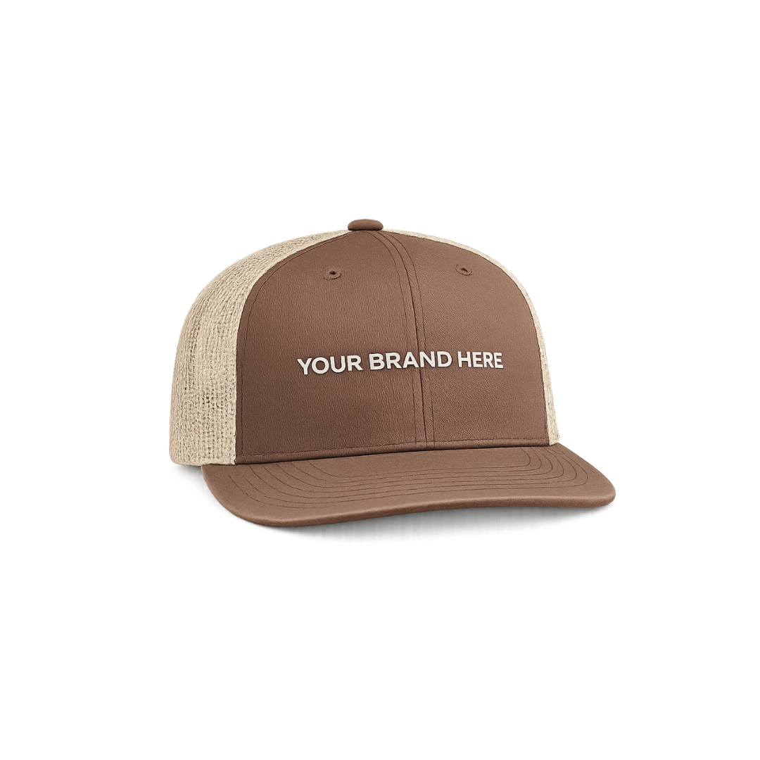 Flat Bill Trucker Cap