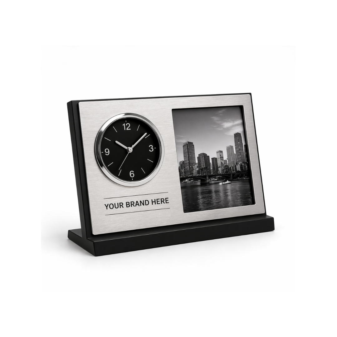 Desk Clock & Photo Frame