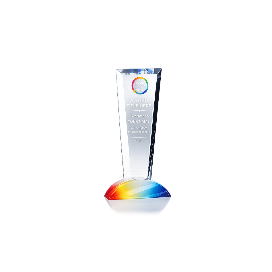 Multicolor Acrylic Award Trophy