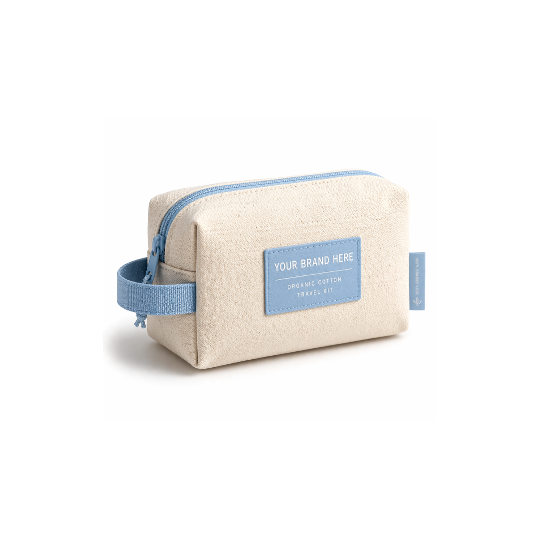 Cotton Travel Kit Pouch