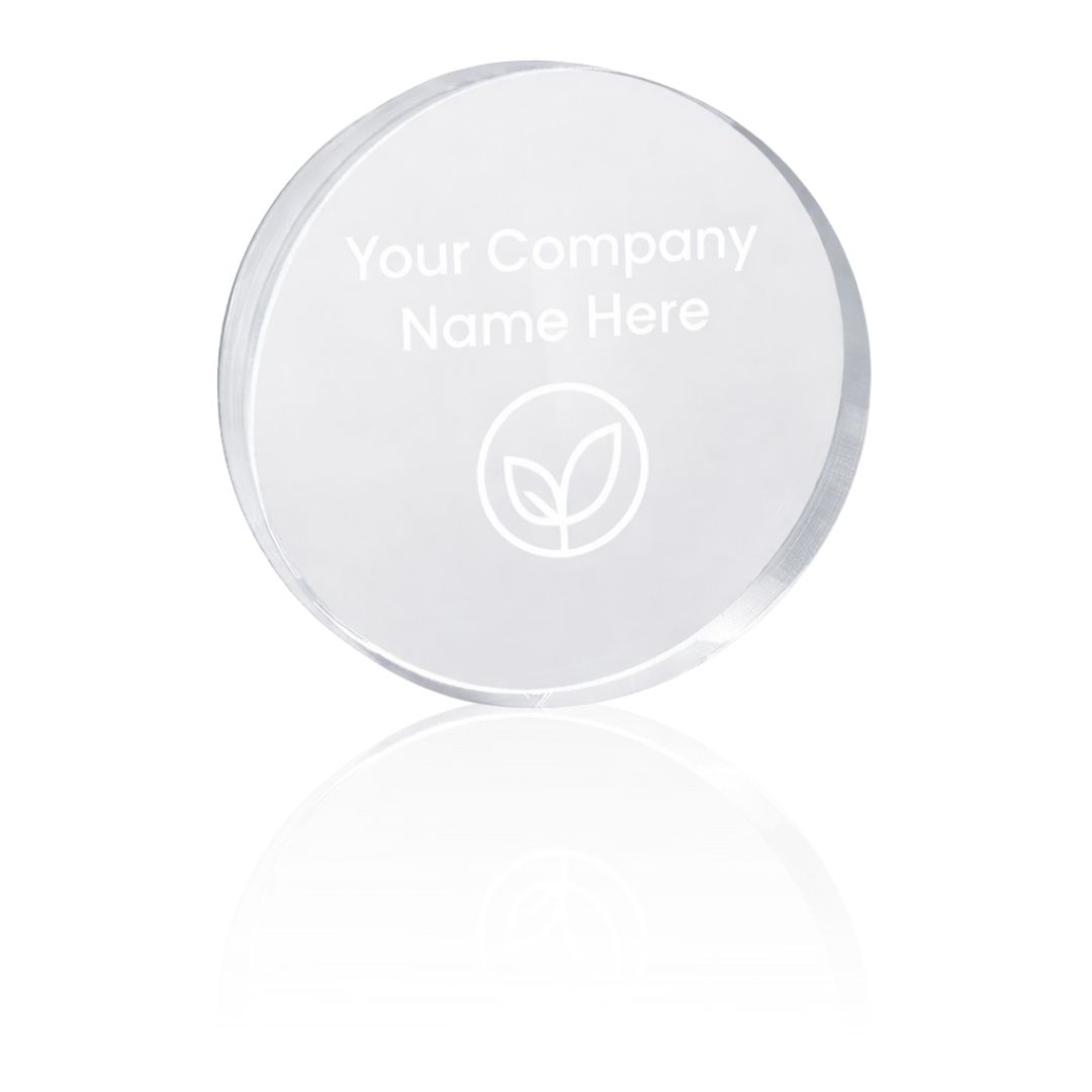 Executive Series Custom Transparent Acrylic Paperweights