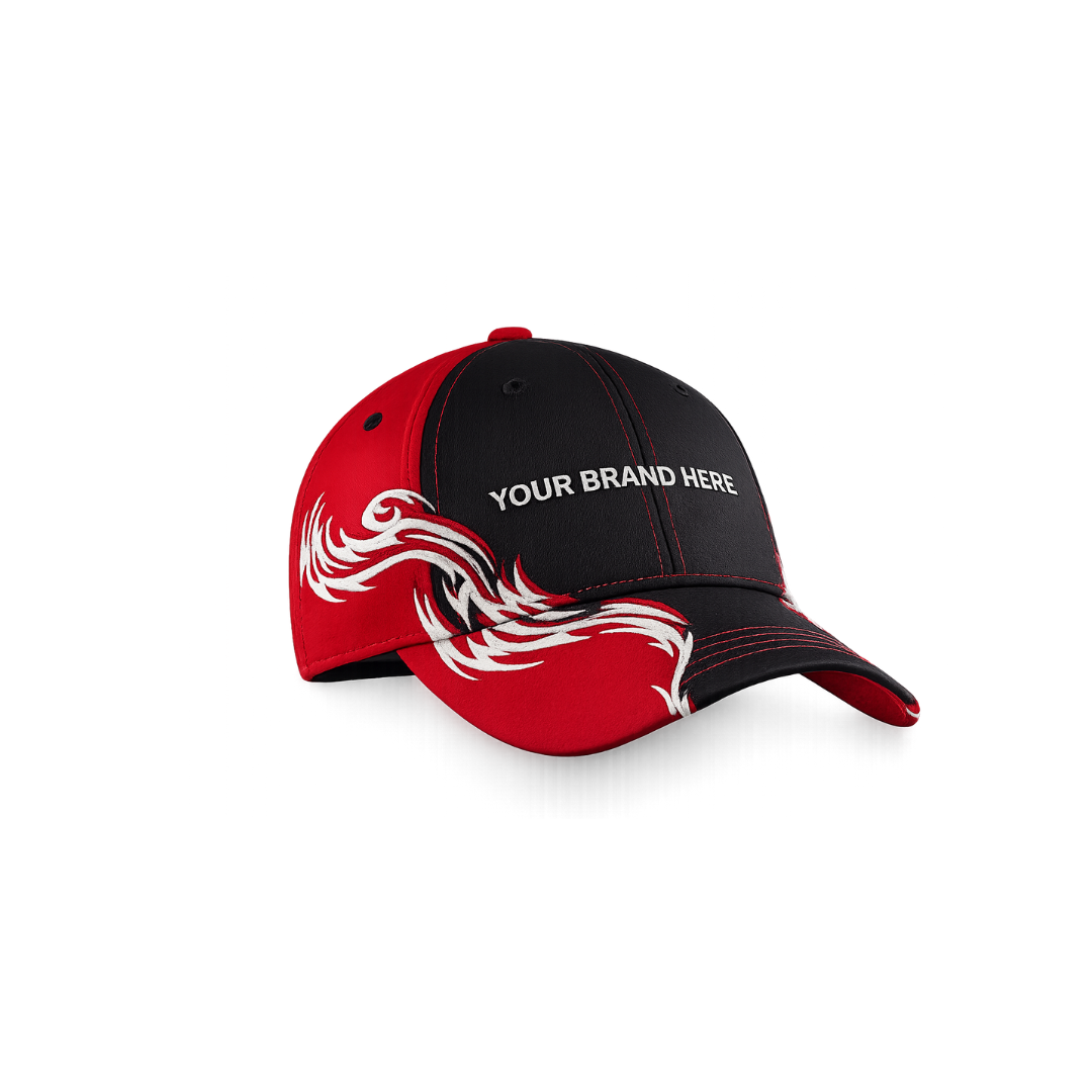 Racing Cap with Flames