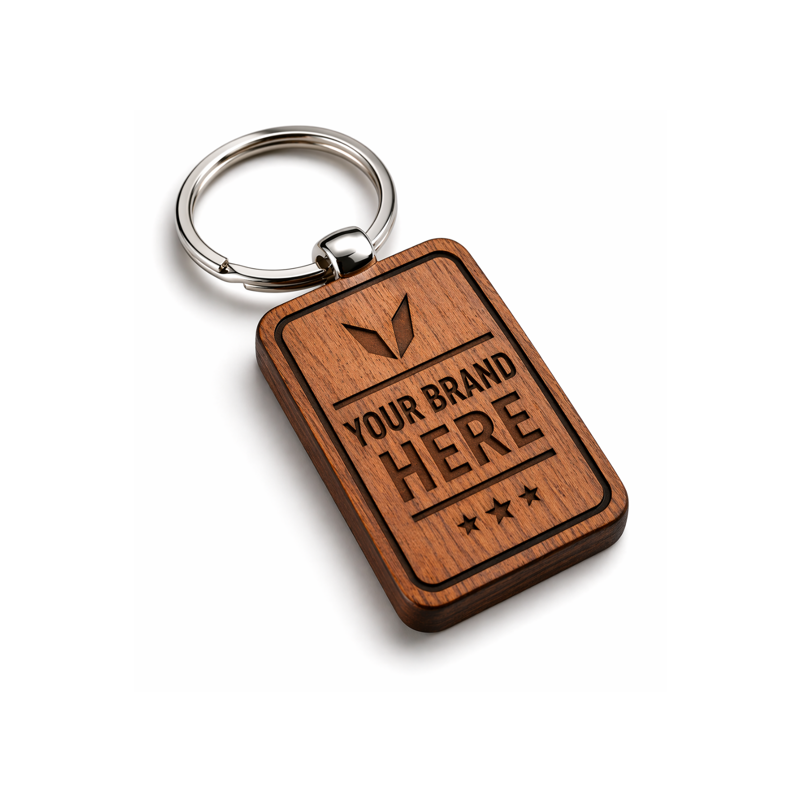 Promotional Wooden Keychain