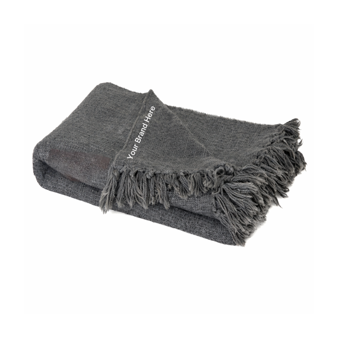 Grey Chalet Throw Blanket