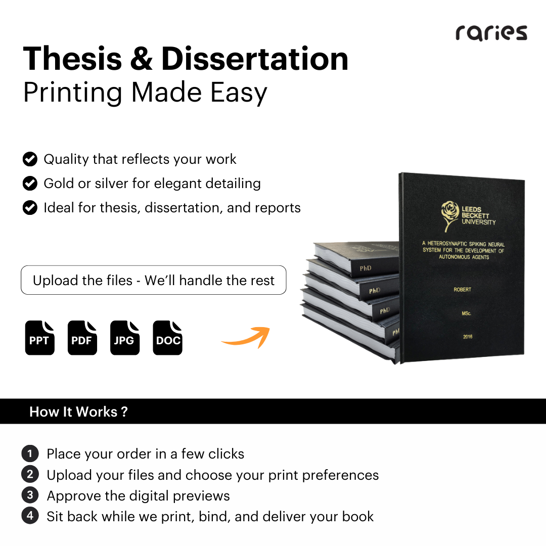 Customized Thesis Book Printing