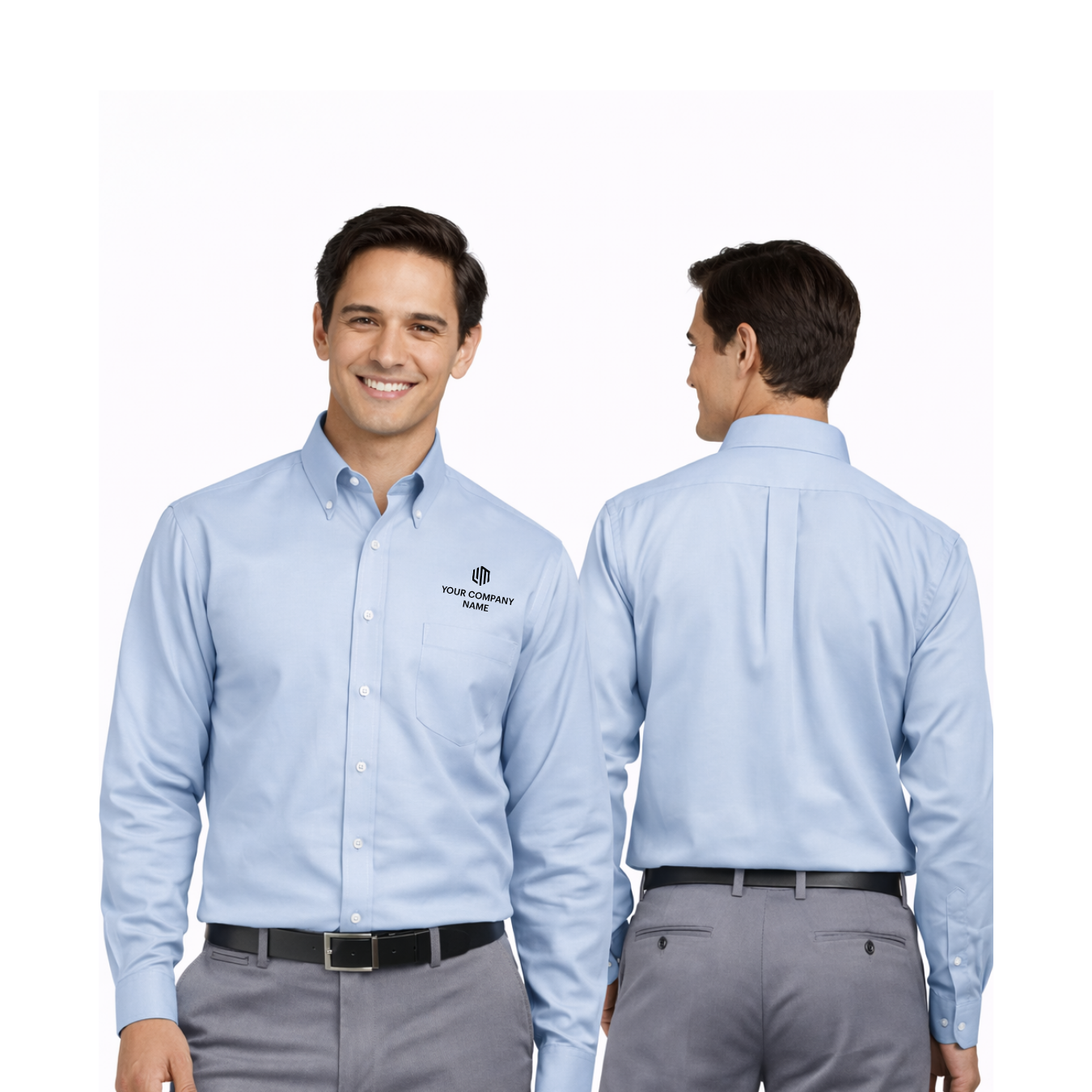 Men’s Classic Wrinkle-Resistant Long-Sleeve Oxford