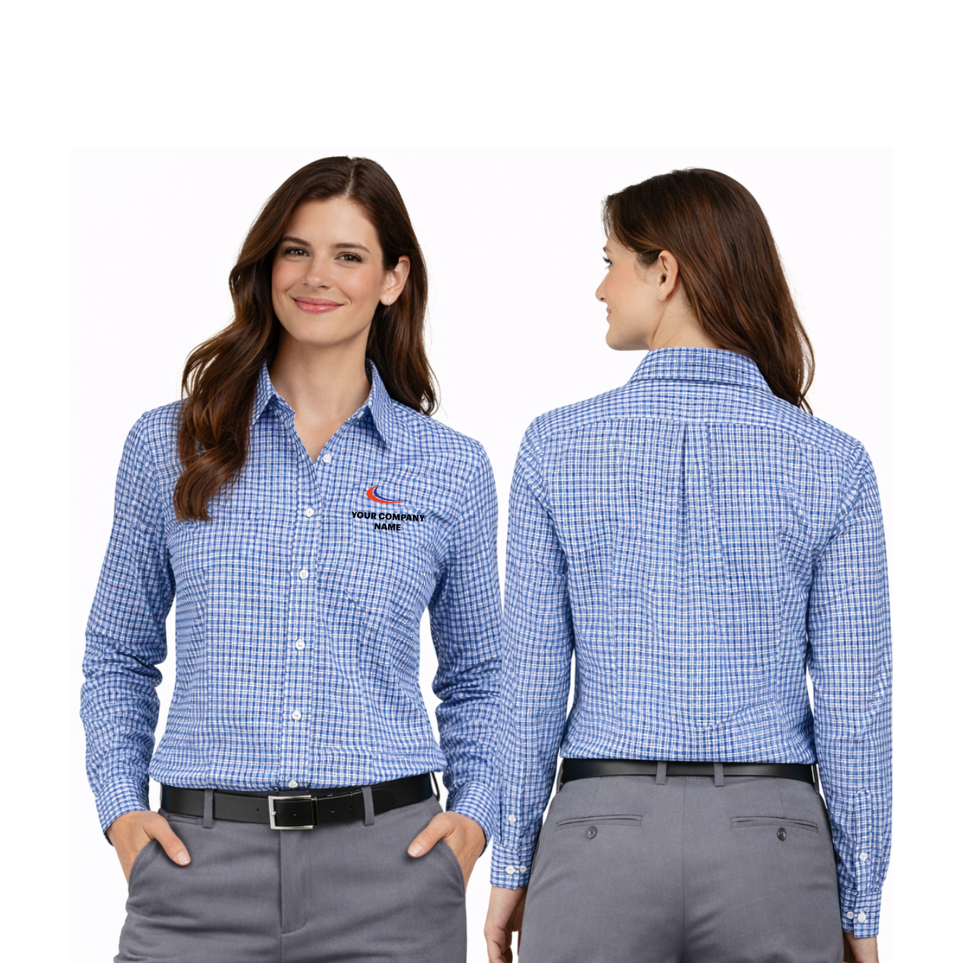 Women’s Medium-Check Woven Shirt