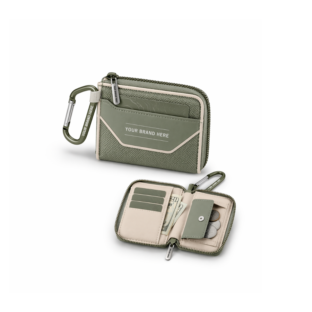 Wallet With Carabiner