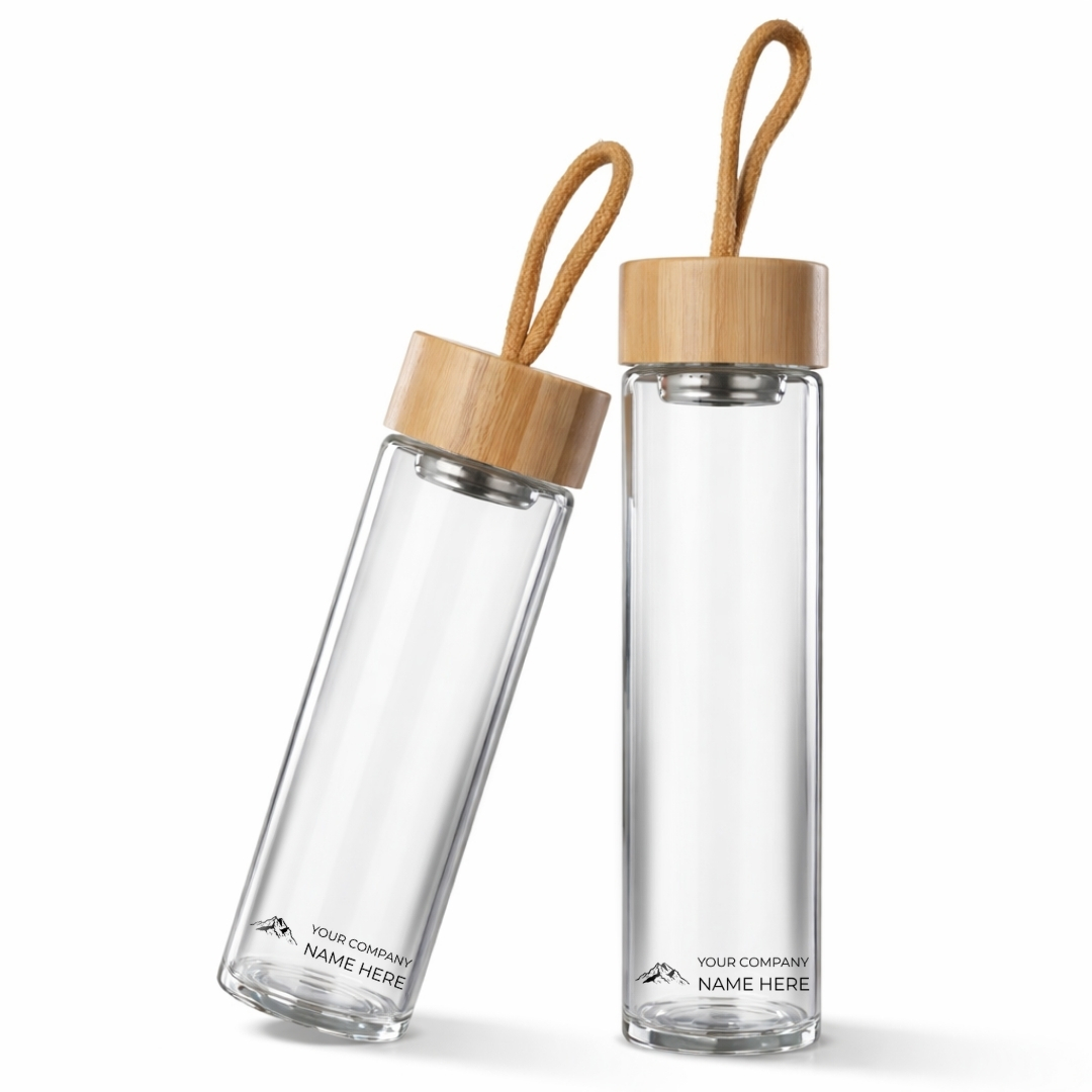 Executive Series Custom Glass Water Bottles
