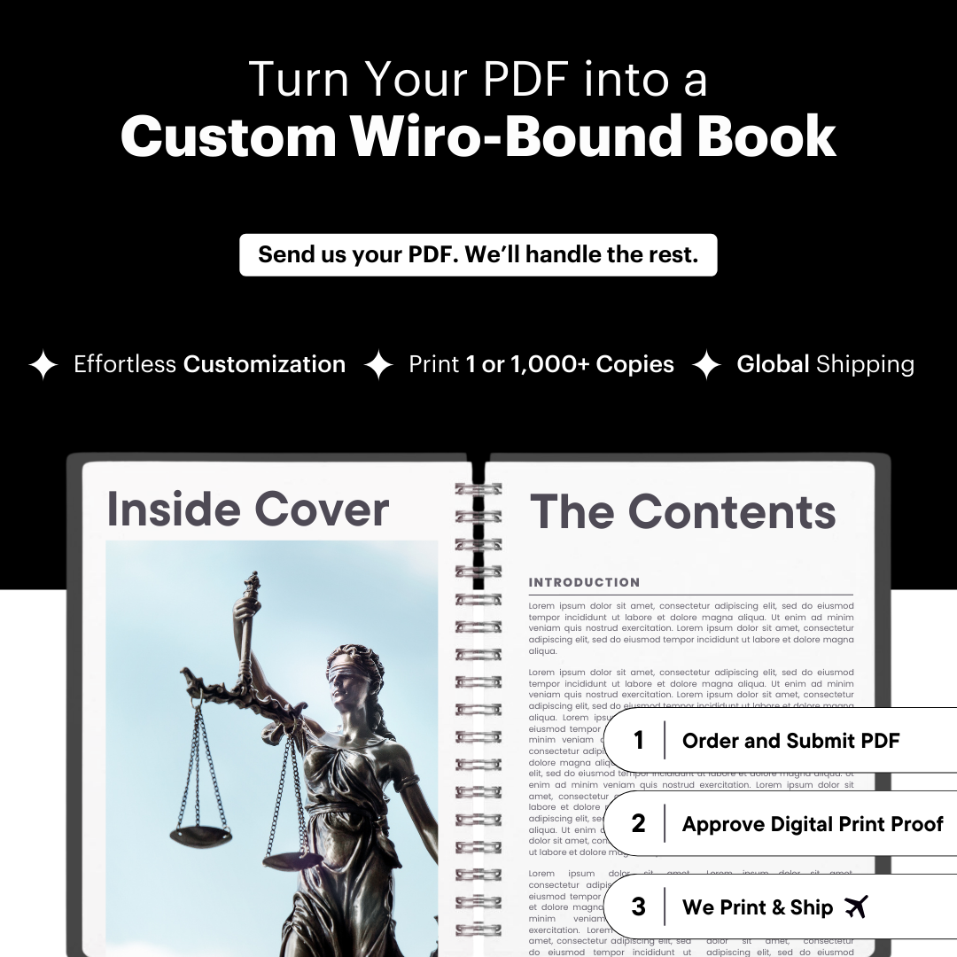 Custom Printed Wiro Bound Book