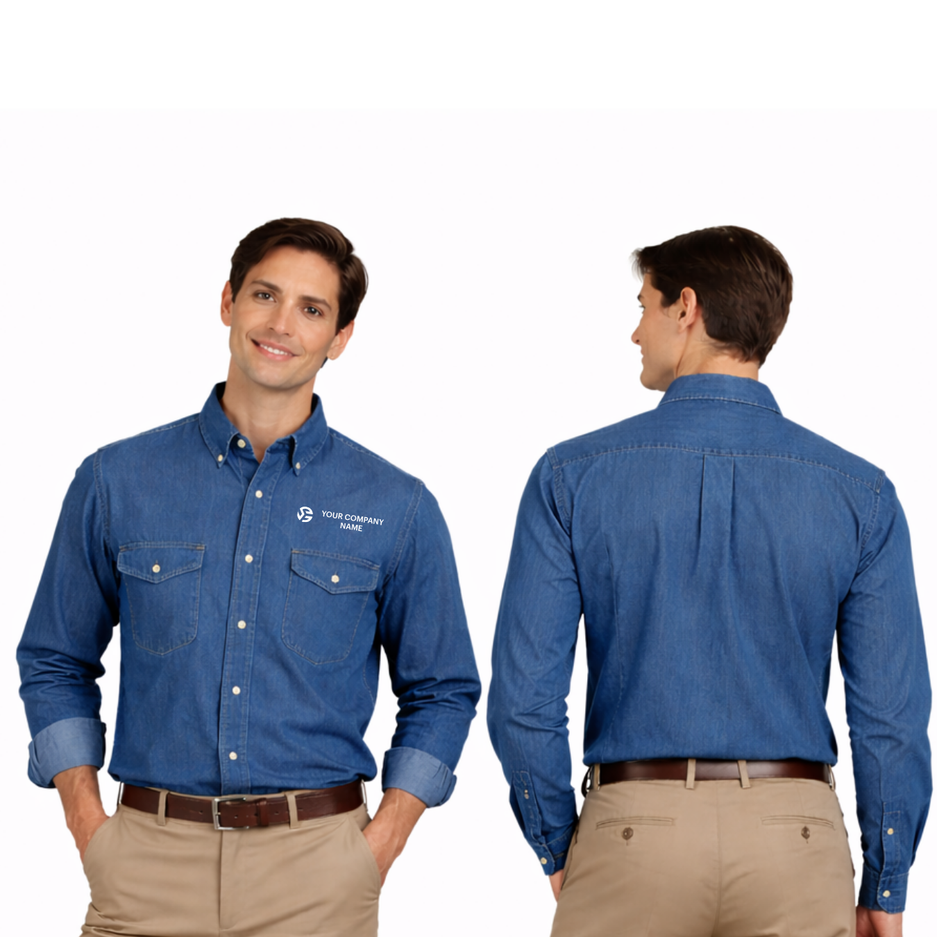 Corporate Denim Work Shirt